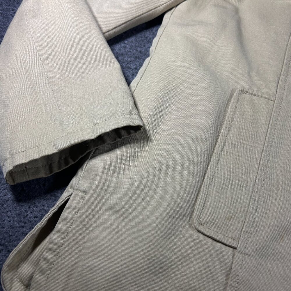 Vintage Barn Coat Jacket Women Size S Beige Corduroy Collar Chore Streetwear See - Picture 13 of 15